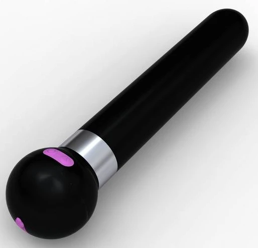 Чёрный силиконовый вибратор Touch Vibe